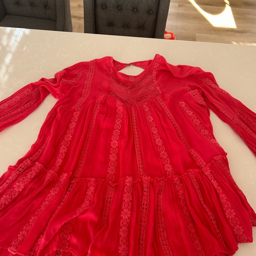 New free people tunic/dress top size medium.